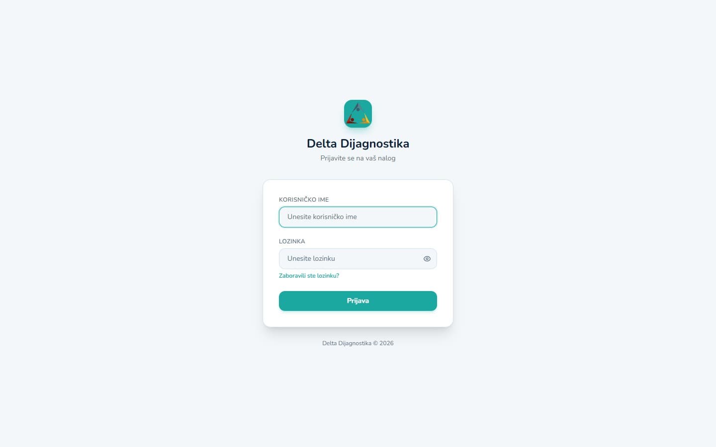 Siguran web portal za pacijente Delta Dijagnostike za pregled CT i MRI snimaka online (DICOM format).